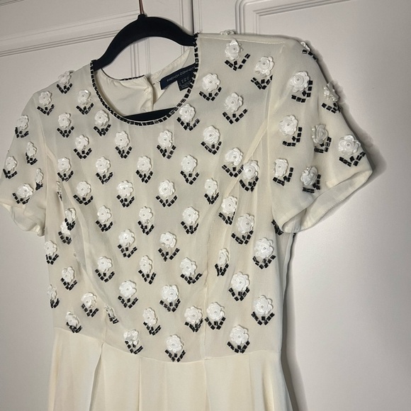 French Connection Beaded Fit and Flare Dress - Picture 3 of 12